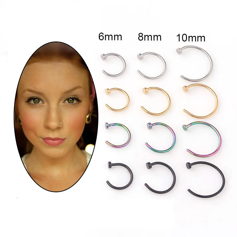 Body Jewelry Earrings - Lote de 5 Anillos para la