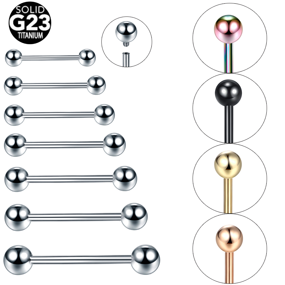 Body Jewelry Industrial - 10 unids/lote G23 anillo de Piercing