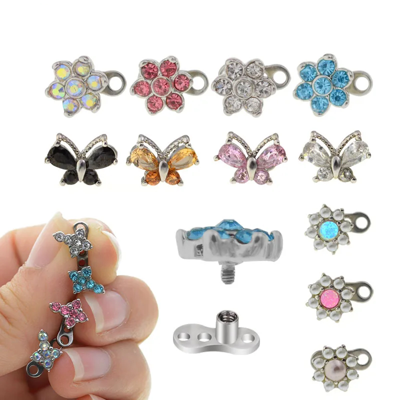 Dermal Anchor Top - 1 pieza 100% acero quirúrgico 14G