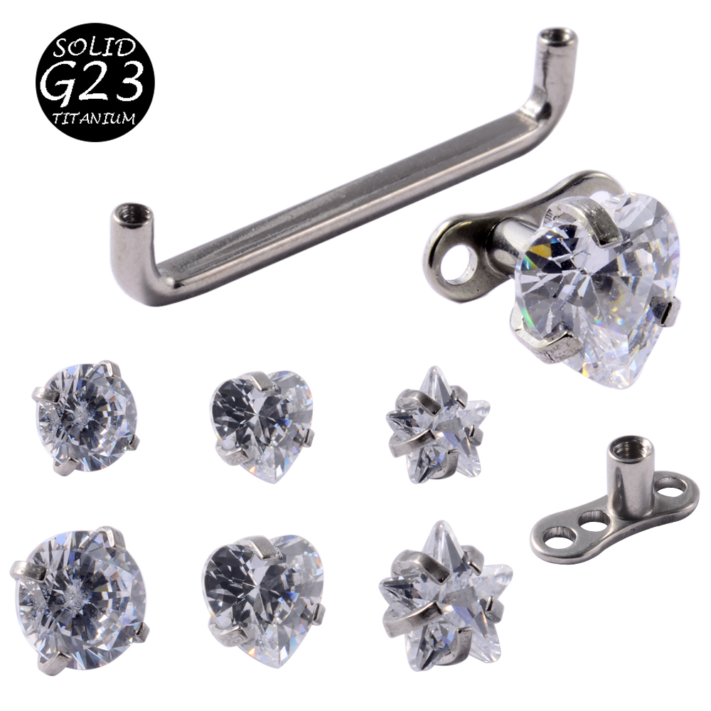 Dermal Anchor Top - 1 pieza G23 titanio ancla dérmica