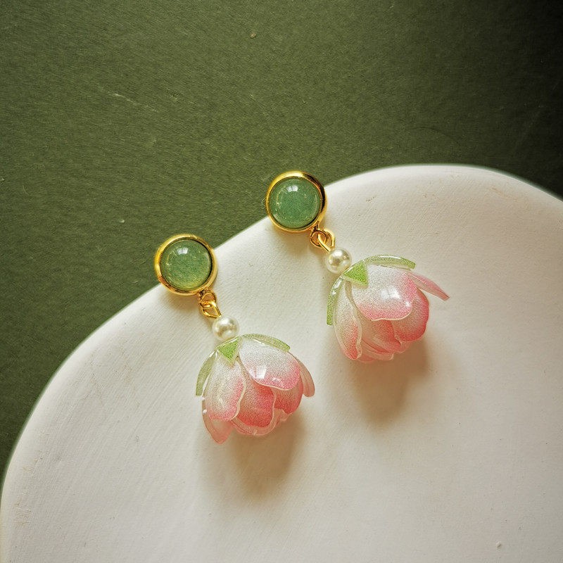 Body Jewelry Wholesale - Pendientes de Flor de Loto Únicos