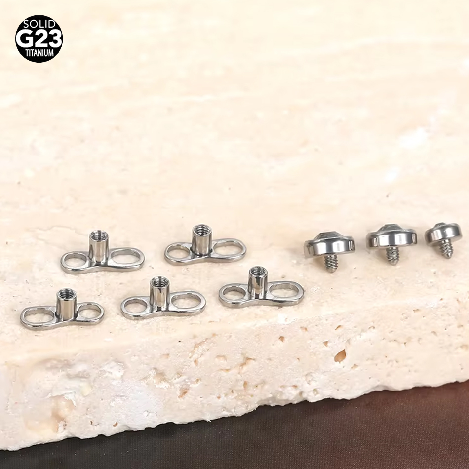 Dermal Anchor Top - Juego de micropiercings dérmicos de titanio,