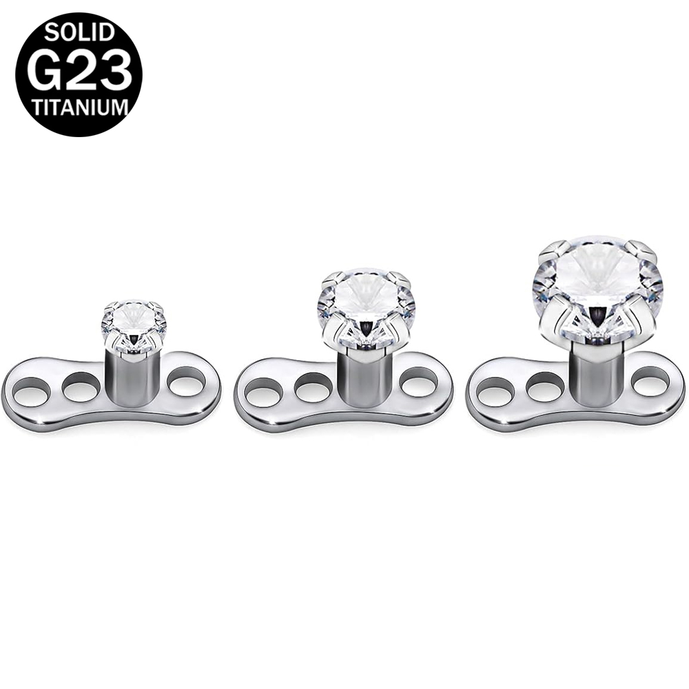 Dermal Anchor Top - 14G G23 Titanio Dermal Piercing Jewelry