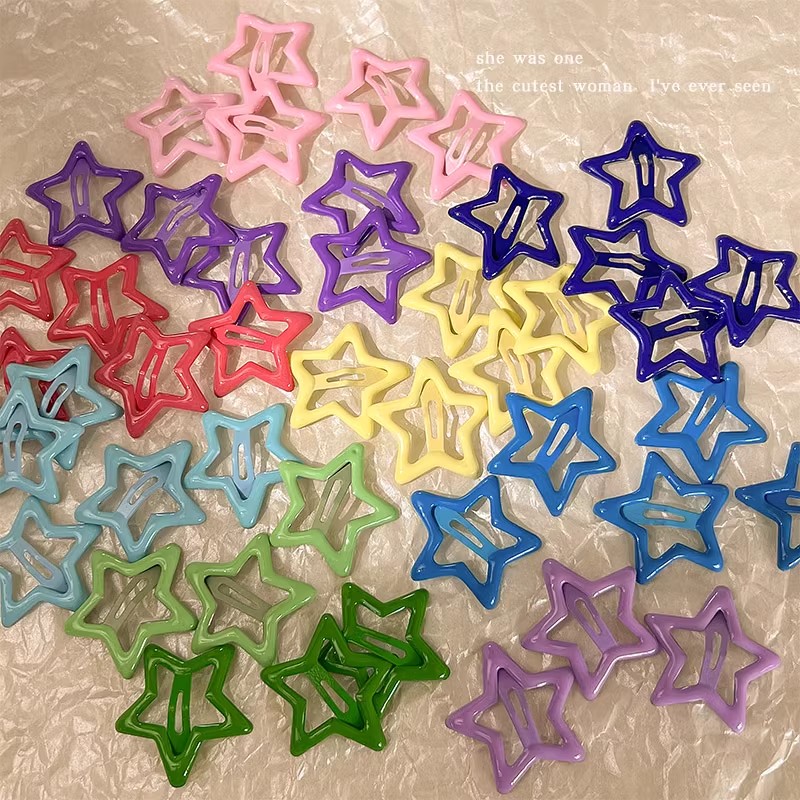 Pinzas de Pelo Estrella Colori - Body Jewelry Wholesale reseña y precio