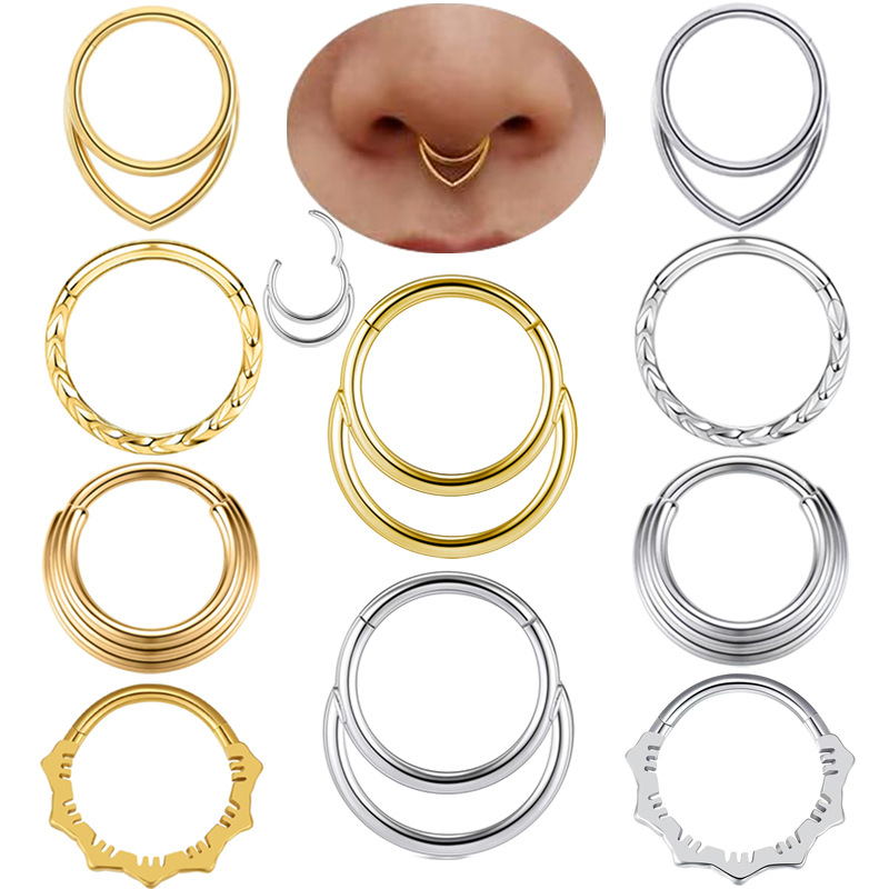 Pendientes de aro para la nari - Body Jewelry Earrings reseña y precio
