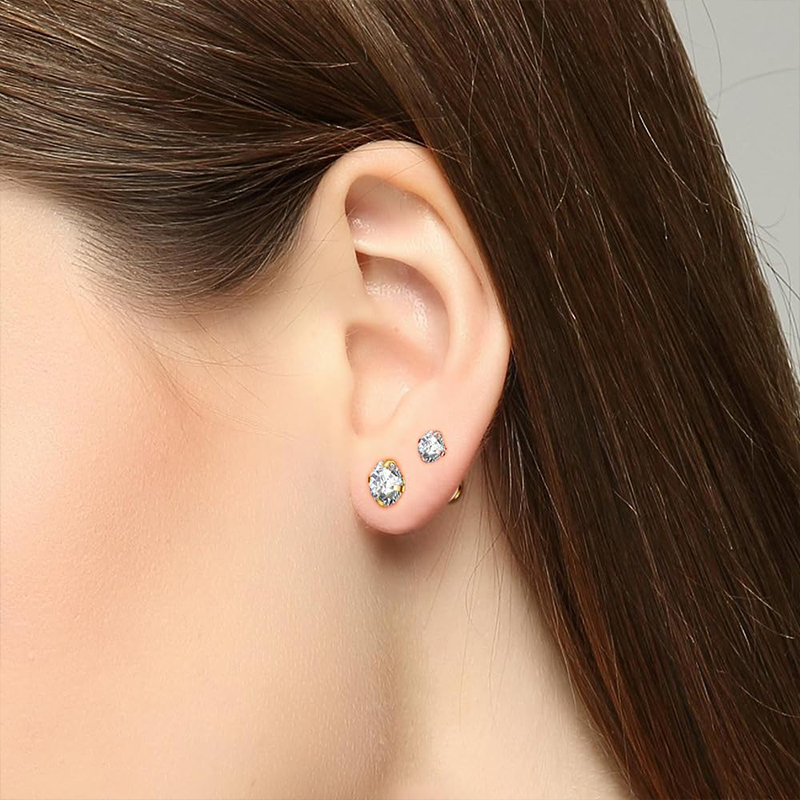 Pendientes de titanio de 16G c - Body Jewelry Back reseña y precio