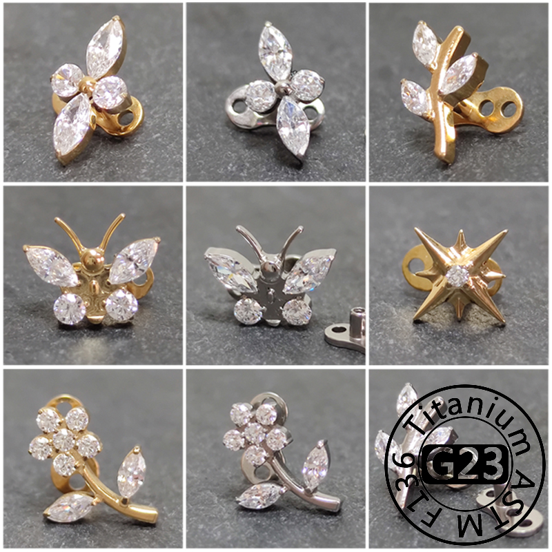 G23 titanio circón Micro ancla - Dermal Anchor Top reseña y precio