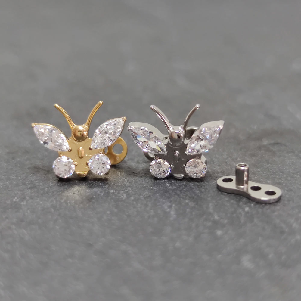 G23 titanio circón Micro ancla - Dermal Anchor Top reseña y precio