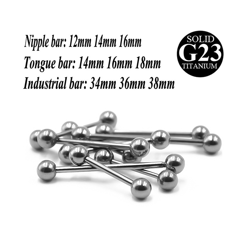 Piercing de lengua de titanio  - Body Jewelry Industrial reseña y precio