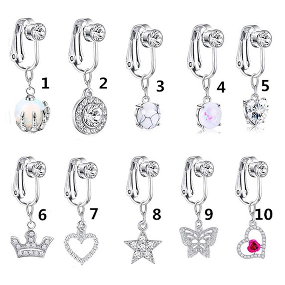 Accesorios Clip en pendientes  - Body Jewelry Earrings reseña y precio