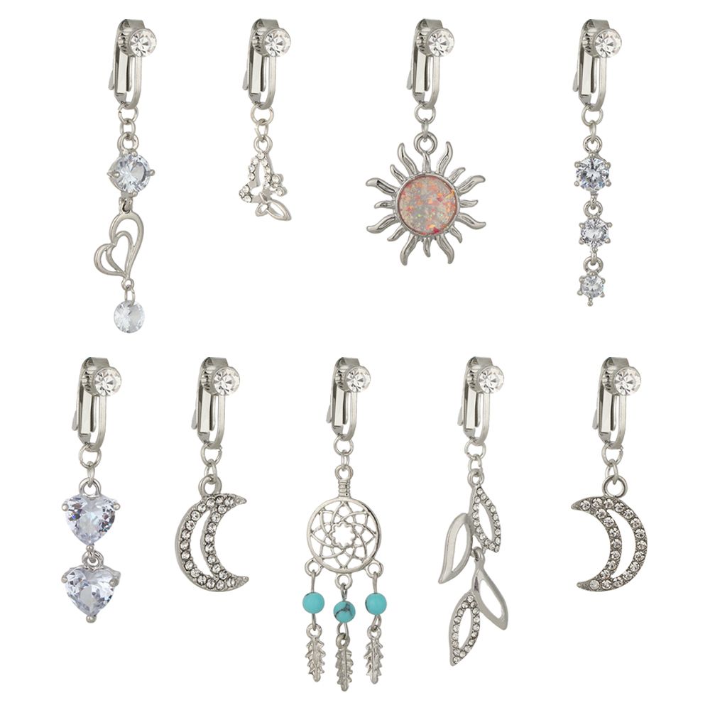 Piercing de ombligo falso, Cli - Body Jewelry Earrings reseña y precio