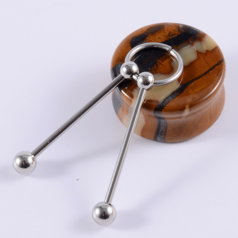 1 Uds. Anillo de barra Industr - Body Jewelry Industrial reseña y precio