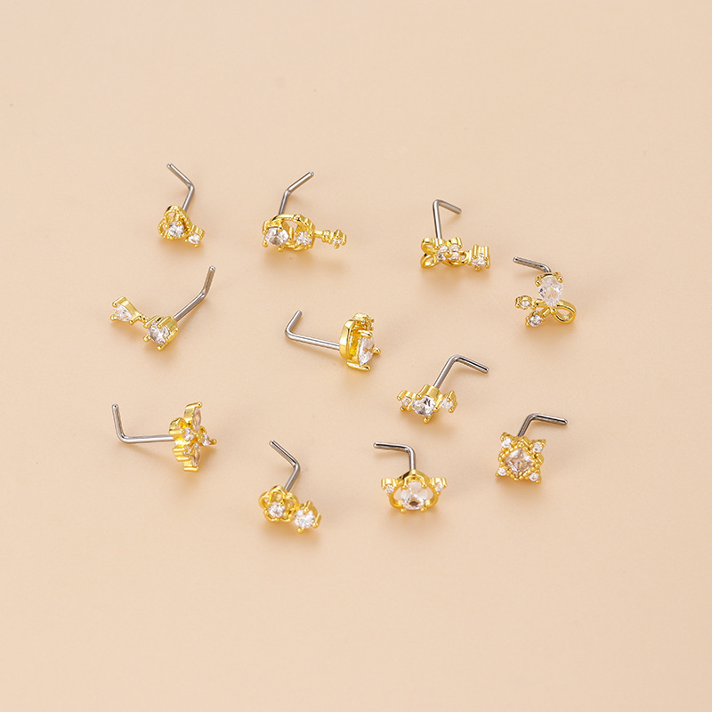 Piercing de Nariz en Forma de  - Body Jewelry Ear reseña y precio