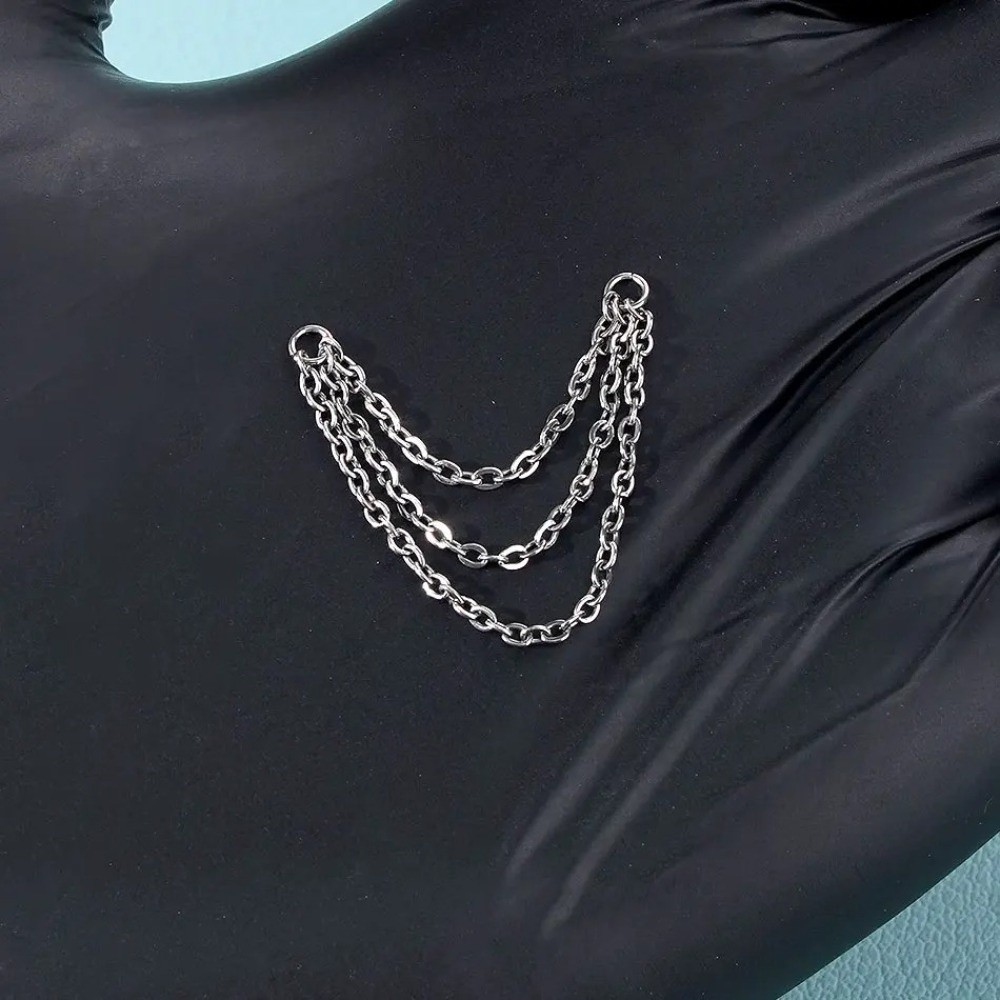 Cadena de titanio de moda para - Body Jewelry Ear reseña y precio