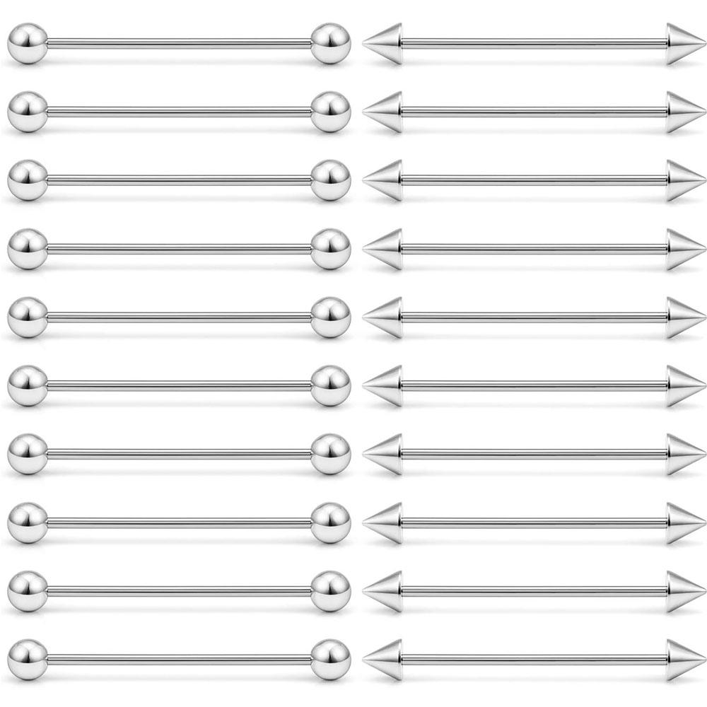 Set de 1/20 Piezas de Piercing - Body Jewelry Industrial reseña y precio