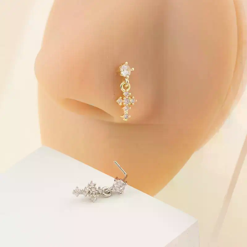 Anillos colgantes para la nari - Body Jewelry Tunnels reseña y precio