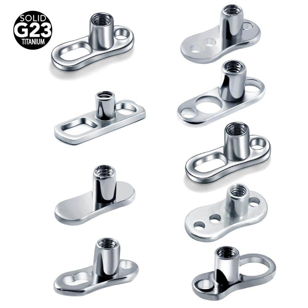 10 unids/lote G23 titanio Micr - Dermal Anchor Top reseña y precio