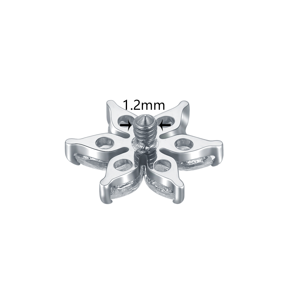 1/5 Uds. Piercing de extremos  - Dermal Anchor Top reseña y precio