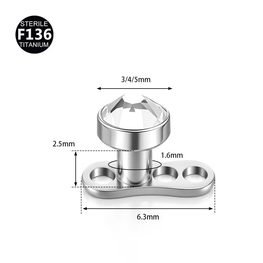 1 Pieza Base de Anclaje Dérmic - Dermal Anchor Top reseña y precio