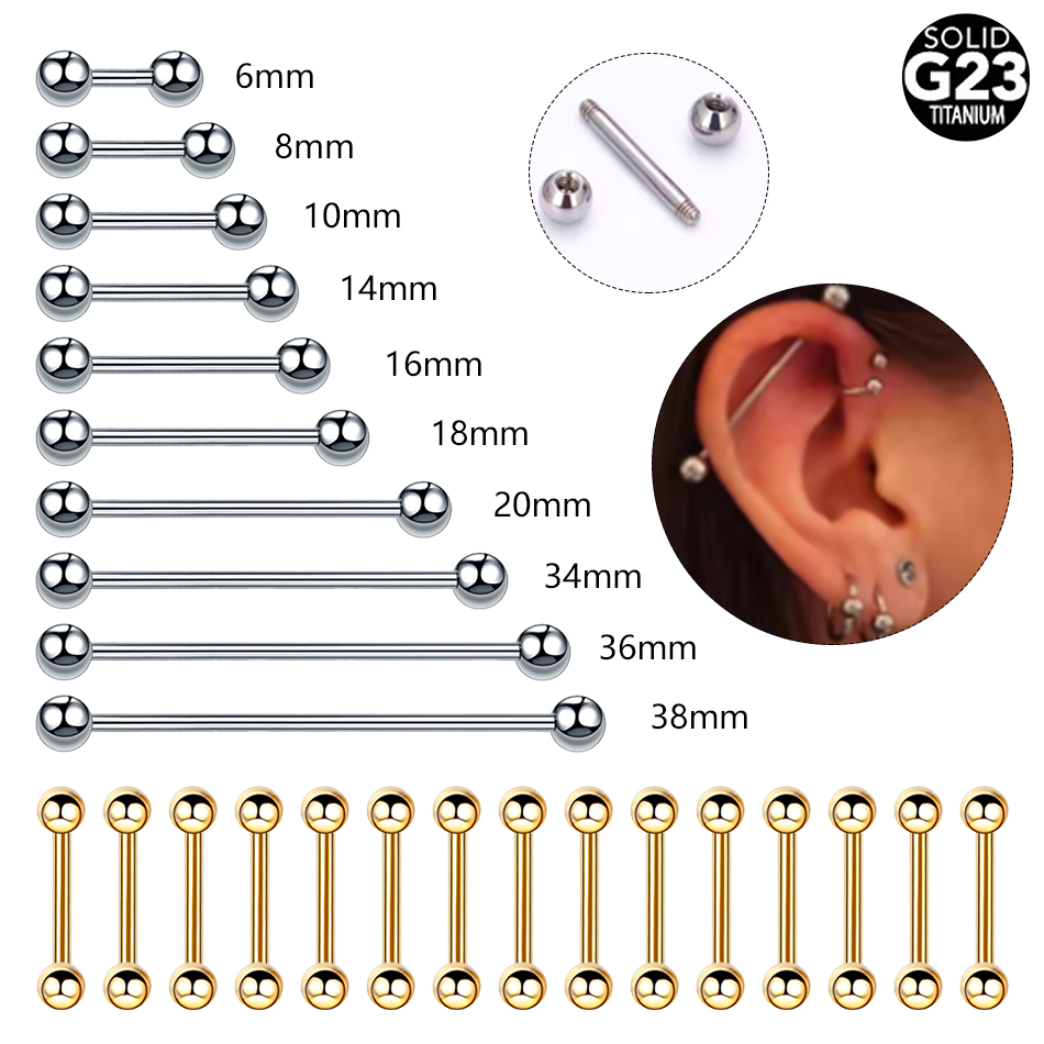 1/5 Uds. Piercing de hélice de - Body Jewelry Industrial reseña y precio