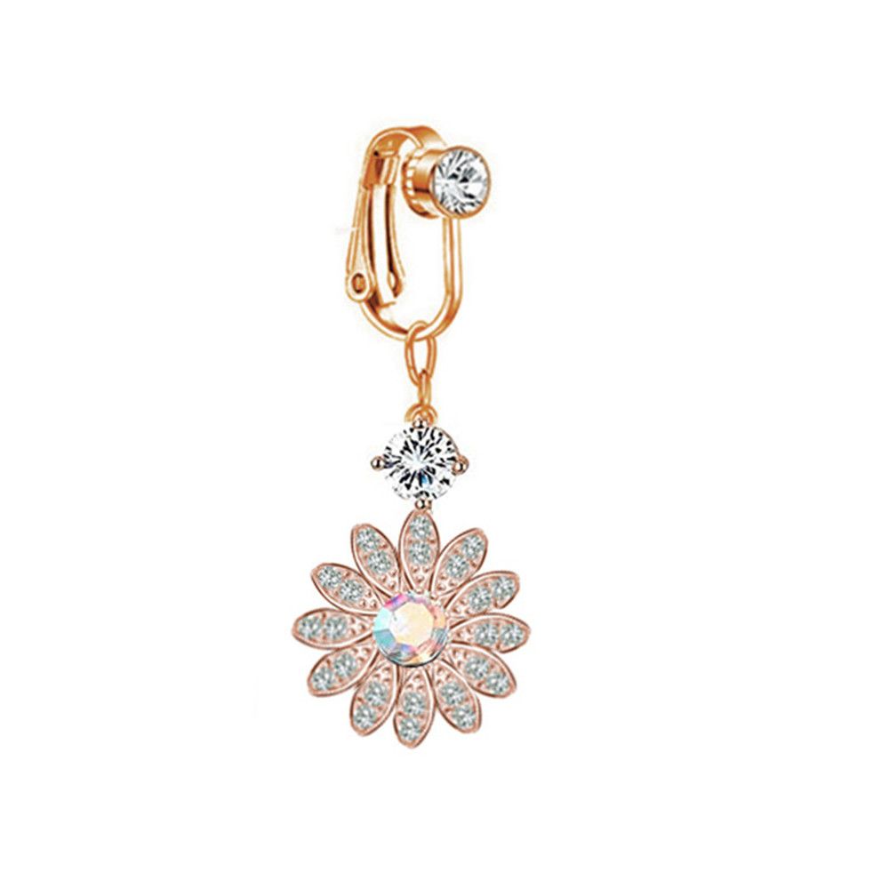 Clip para ombligo con diseño d - Body Jewelry Earrings reseña y precio