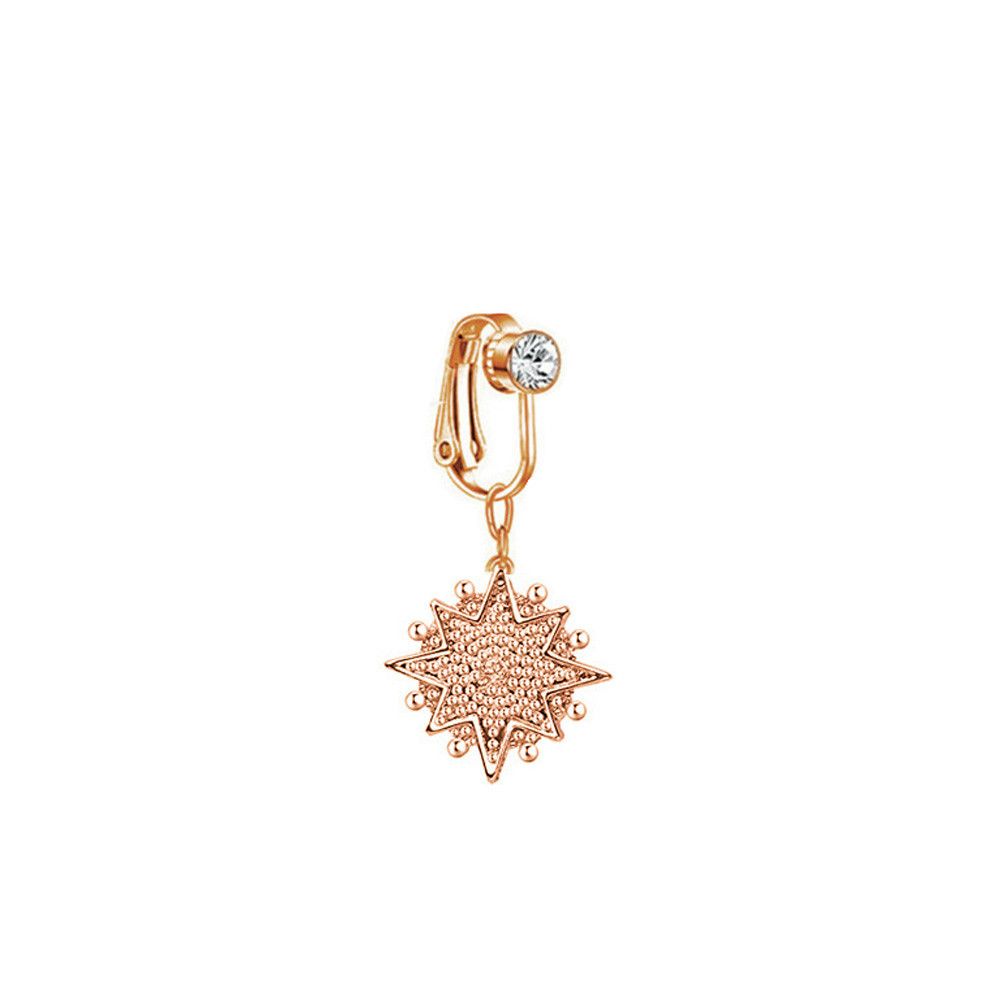 Clip para ombligo con diseño d - Body Jewelry Earrings reseña y precio