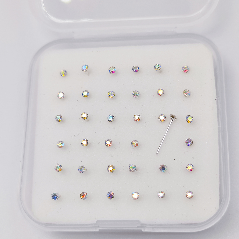 Perno de nariz de Plata de Ley - Body Jewelry Jewelry Box reseña y precio