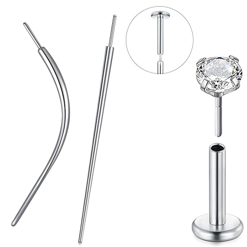 10 Uds ASTM F136 agujas de per - Body Jewelry Metal Types reseña y precio