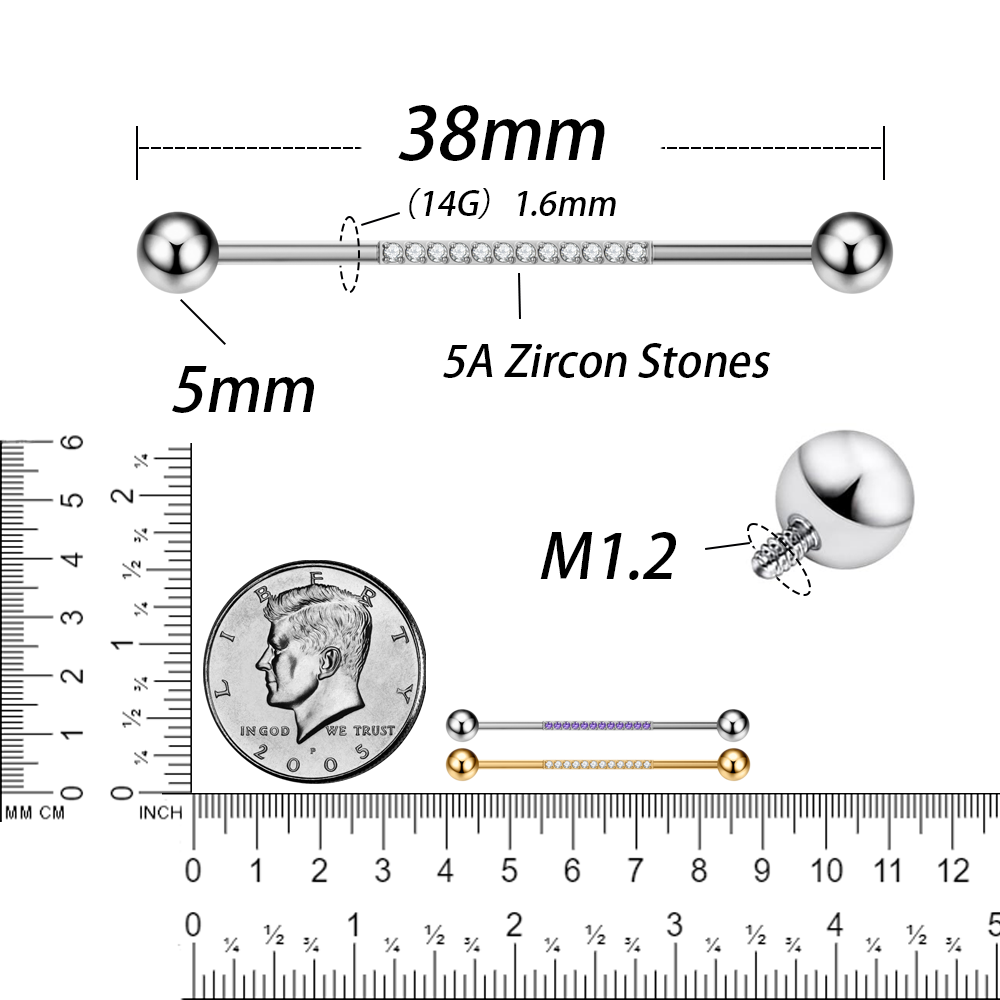 G23 joyería para Piercing corp - Body Jewelry Industrial reseña y precio