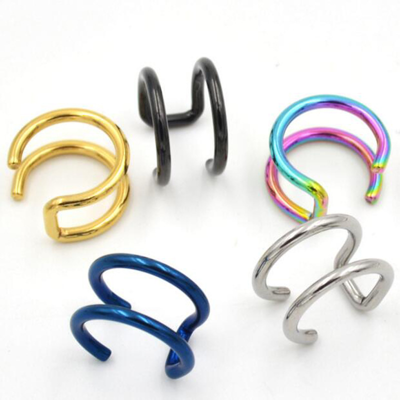 2 Piezas de Pendientes de Clip - Body Jewelry Ear reseña y precio