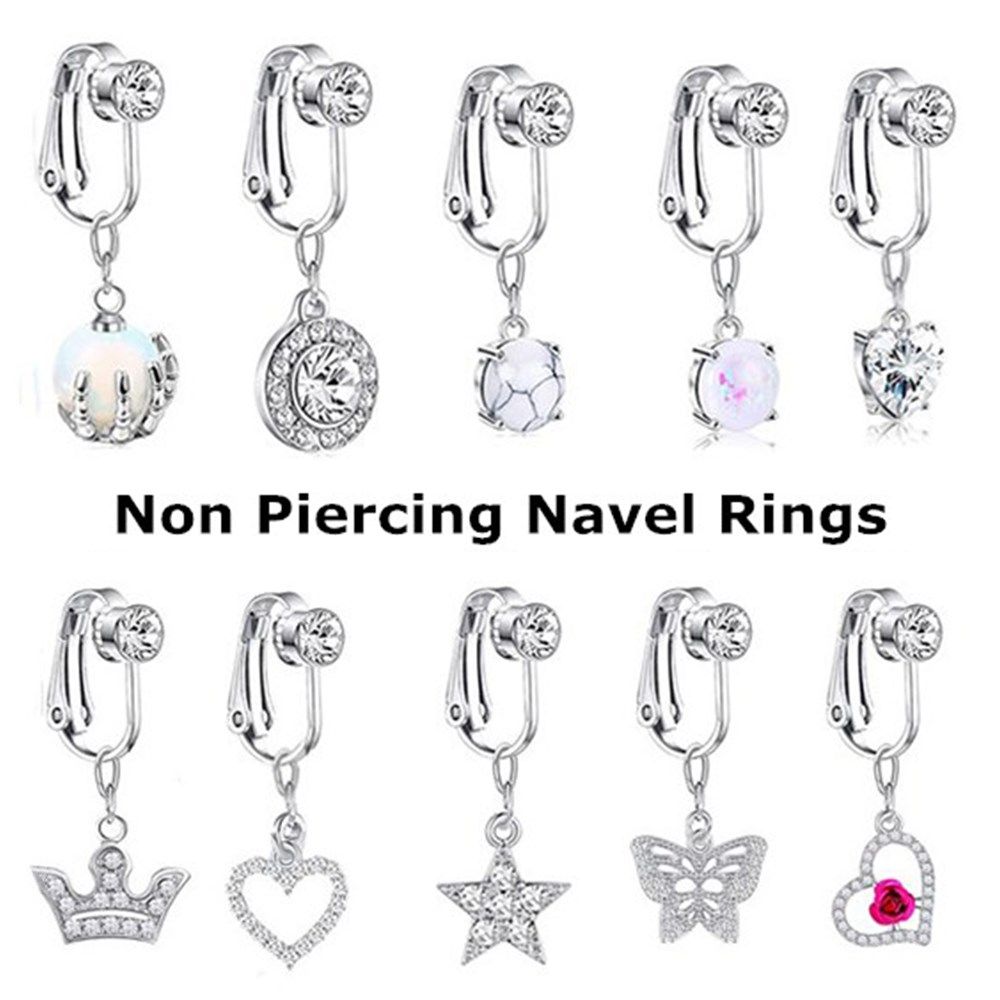 Pendientes de mariposa con cli - Body Jewelry Earrings reseña y precio