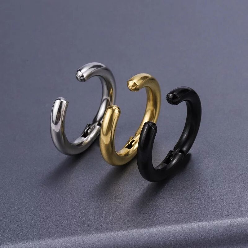 2/6 Uds. Pendientes de aro Hug - Body Jewelry Tunnels reseña y precio