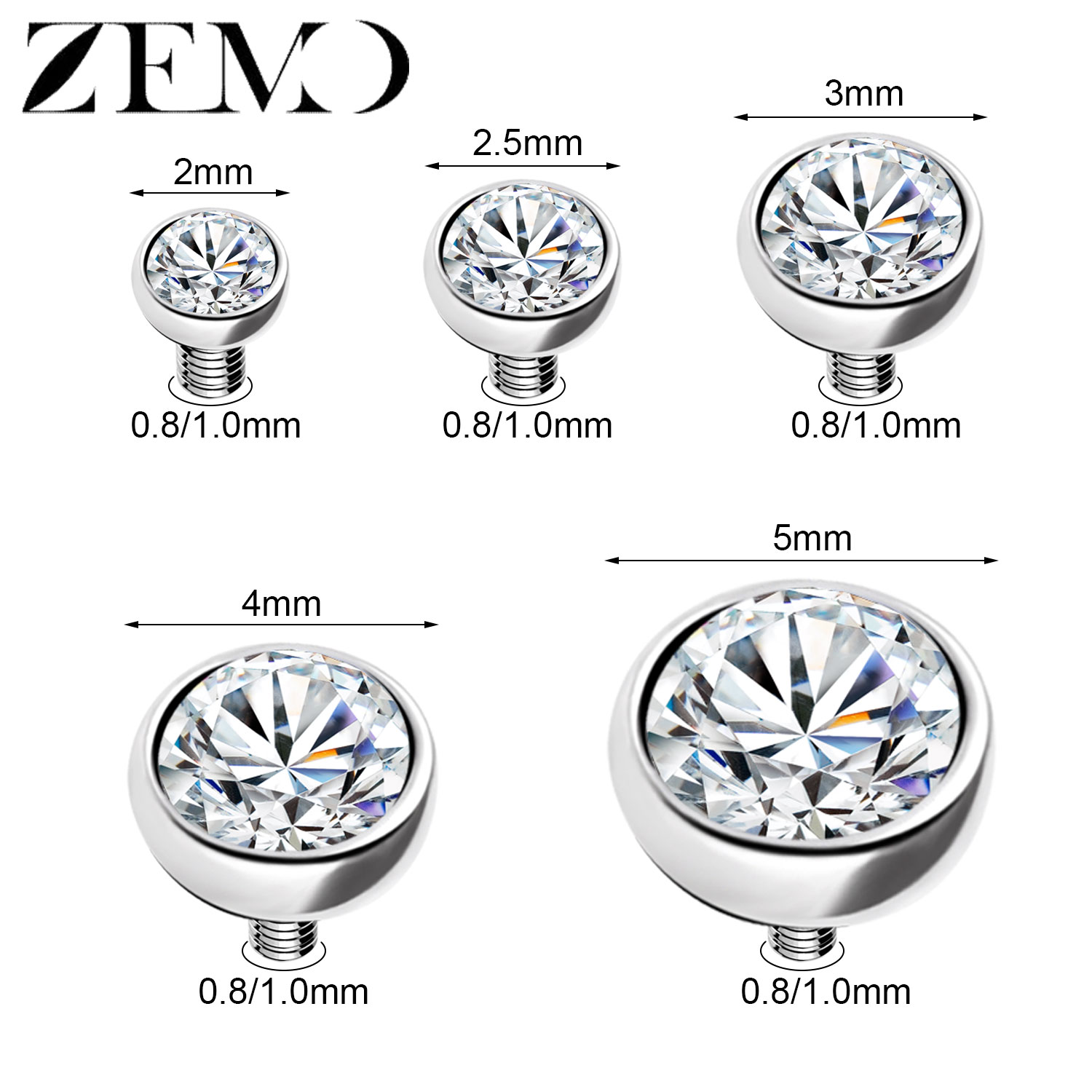 ZEMO 1-2 piezas/lote, Anclaje  - Dermal Anchor Top reseña y precio