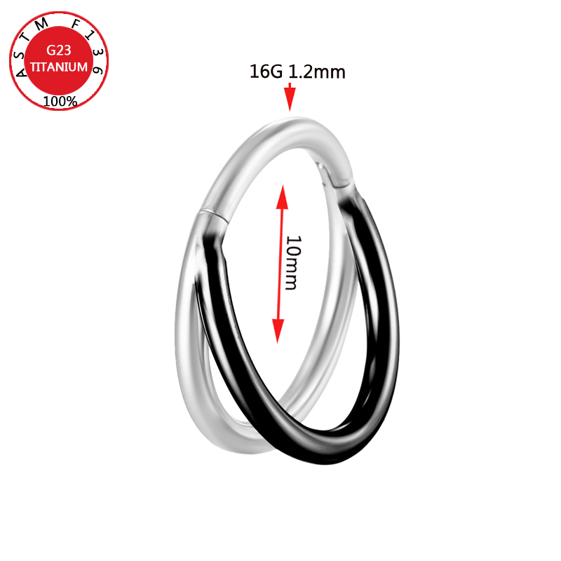 Piercing para tabique Clicker  - Body Jewelry Industrial reseña y precio