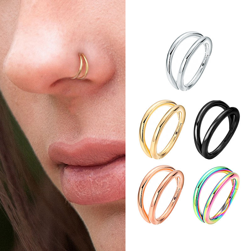 Piercing para tabique Clicker  - Body Jewelry Industrial reseña y precio