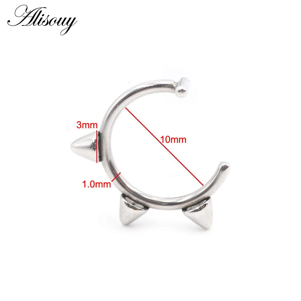 1 pieza de anillo de nariz de  - Body Jewelry Metal Types reseña y precio