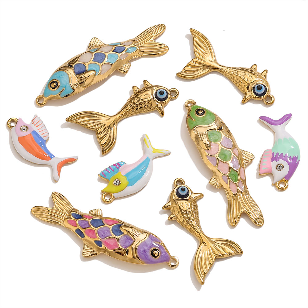 2-3 uds. De dijes de pez esmal - Body Jewelry Wholesale reseña y precio
