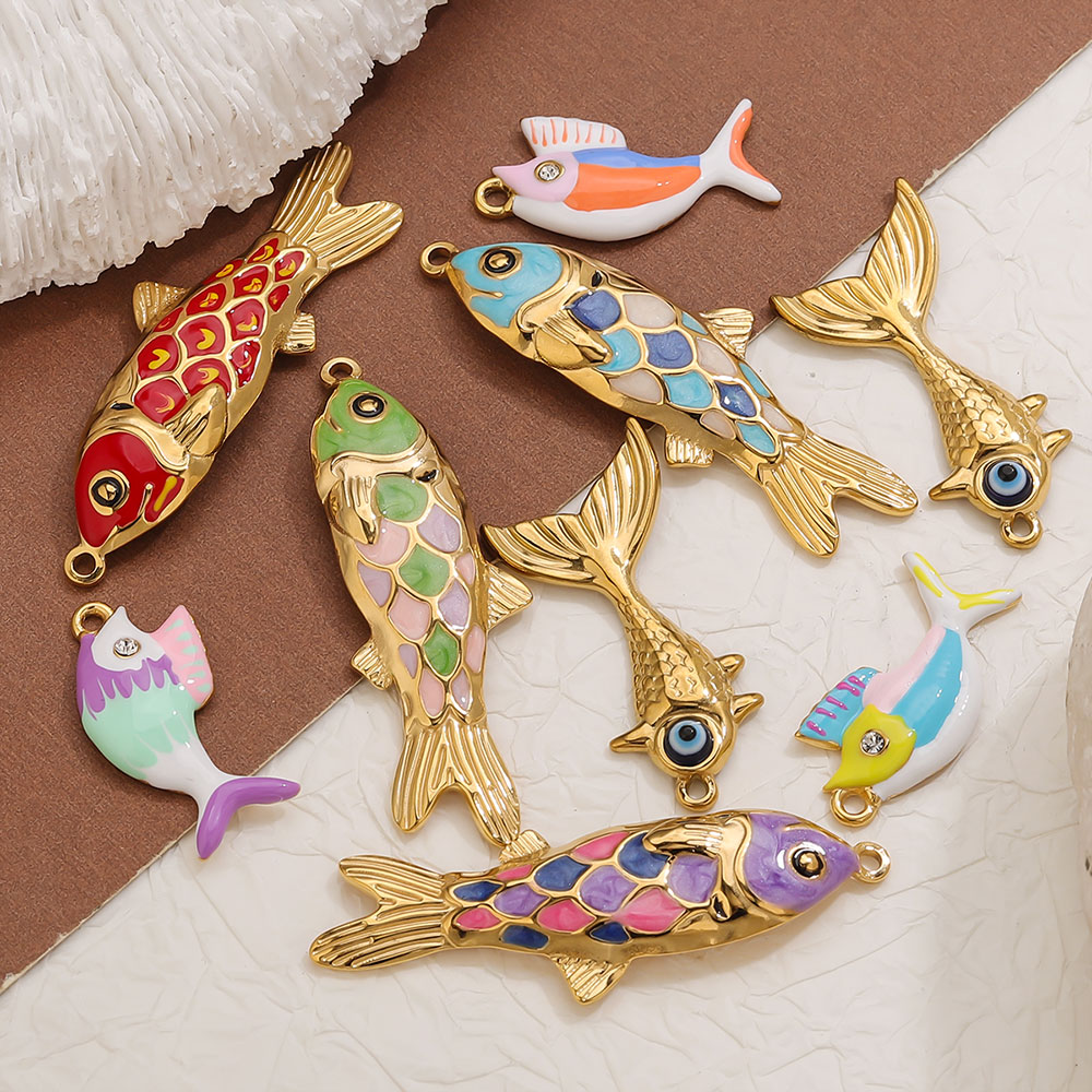 2-3 uds. De dijes de pez esmal - Body Jewelry Wholesale reseña y precio