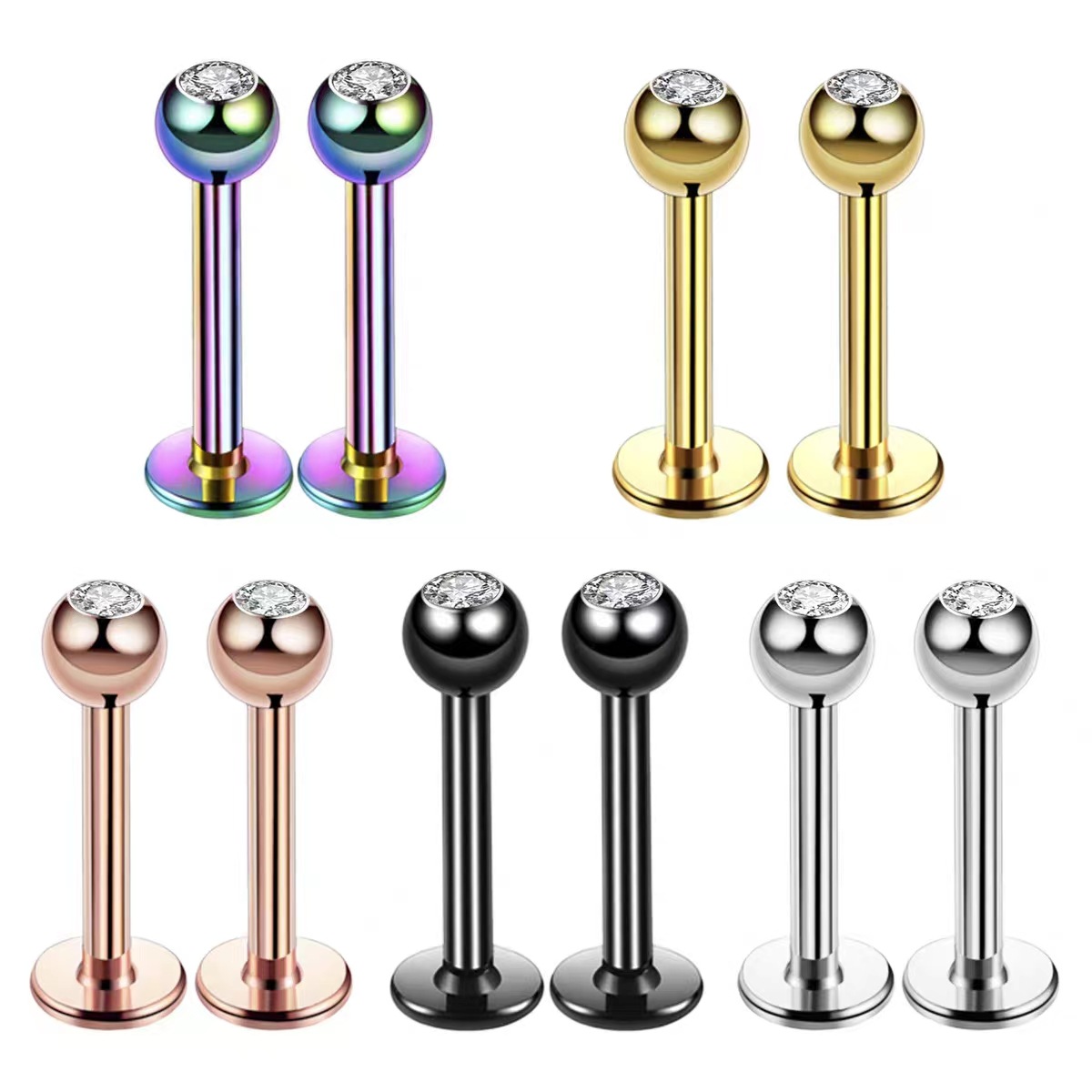 Pendiente de acero quirúrgico  - Body Jewelry Ear reseña y precio