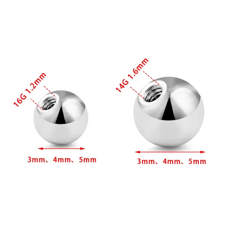10 unidades de Bola de Titanio - Body Jewelry Industrial reseña y precio