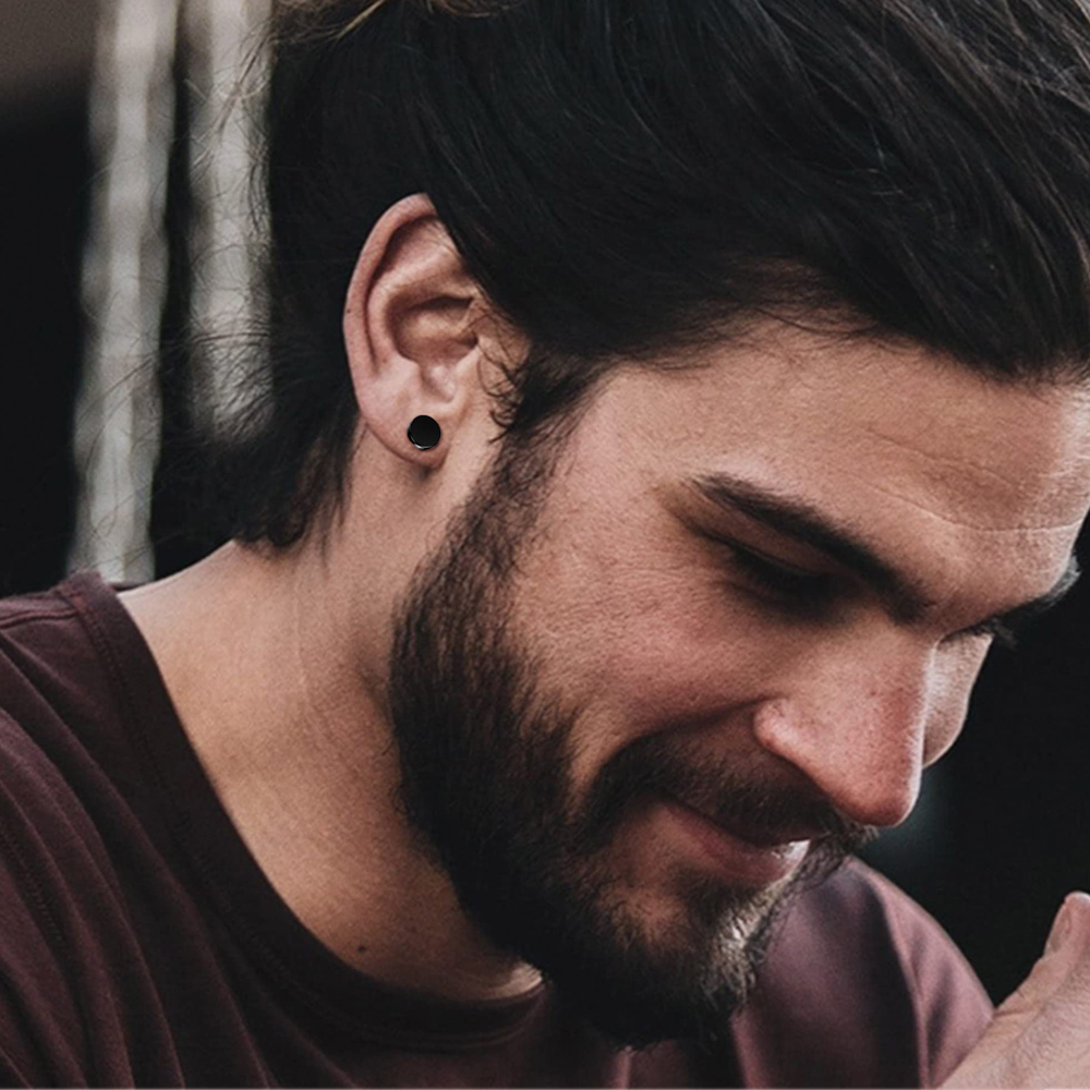 Pendientes de tuerca de acero  - Body Jewelry Tunnels reseña y precio