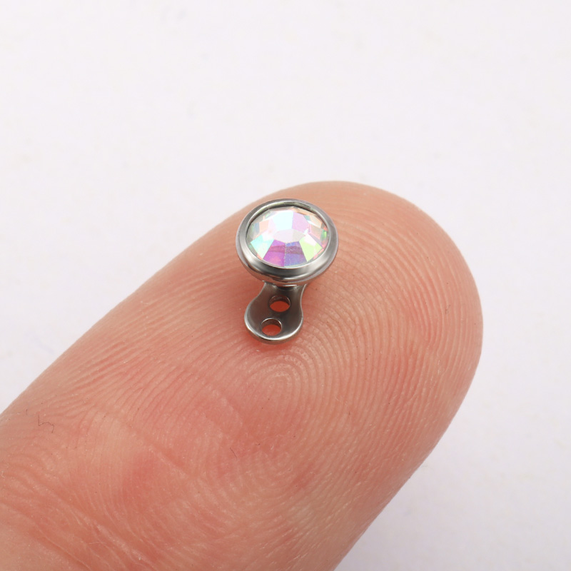 G23 Piercing de titanio Micro  - Dermal Anchor Top reseña y precio