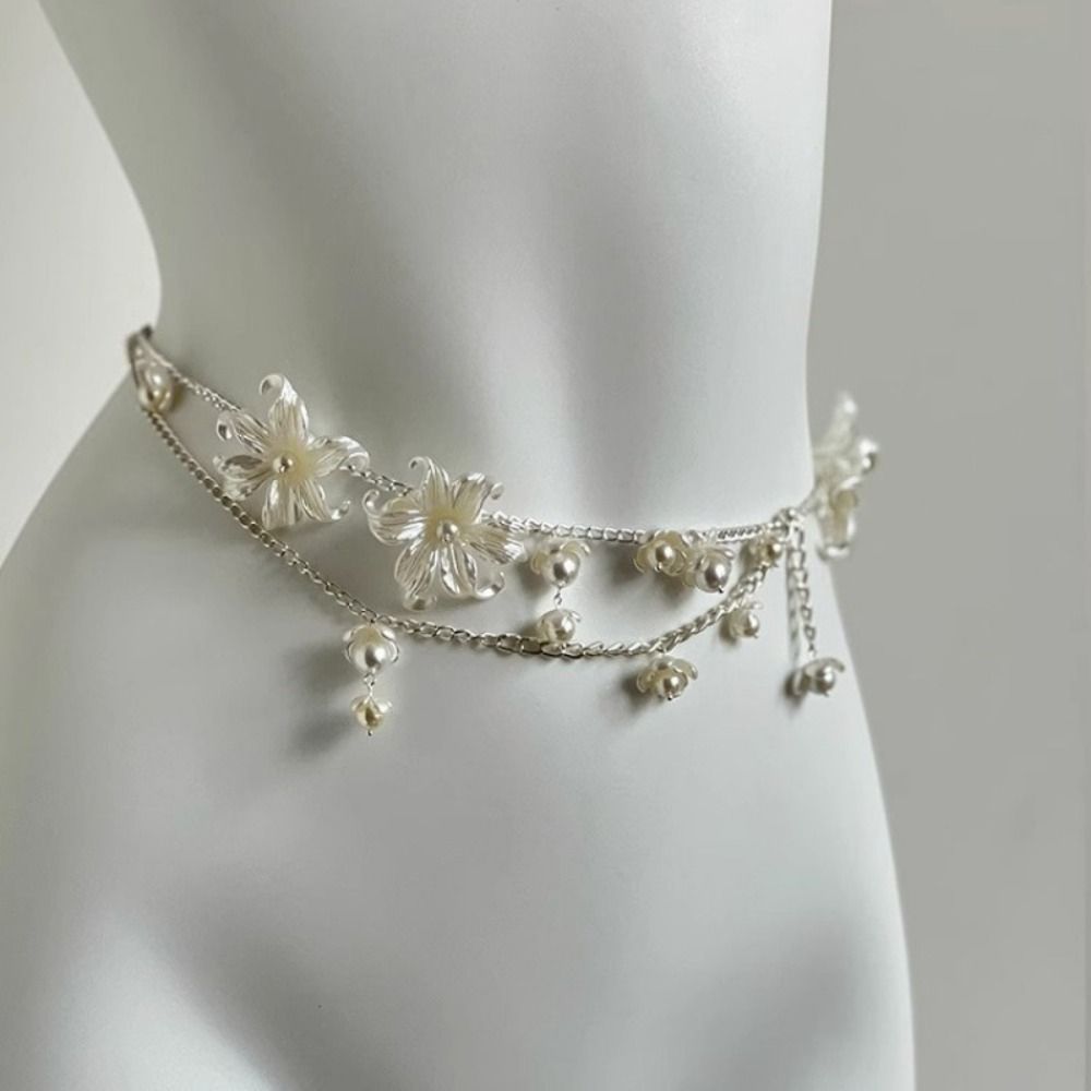 Cadenas de cintura con perlas  - Body Jewelry By The Chain Gang reseña y precio