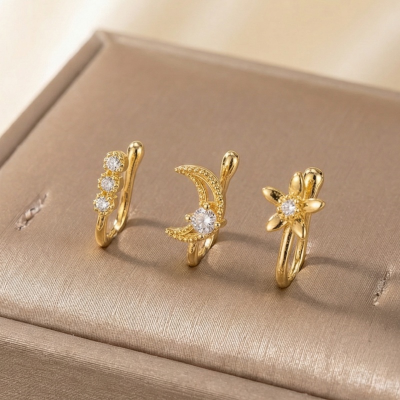 Juego de 3 pinzas para la nari - Body Jewelry Nose Studs reseña y precio