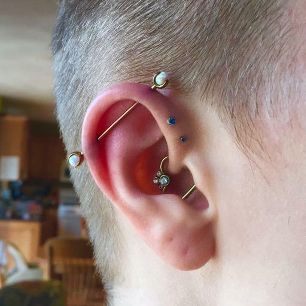 Pendiente de acero quirúrgico  - Body Jewelry Industrial reseña y precio