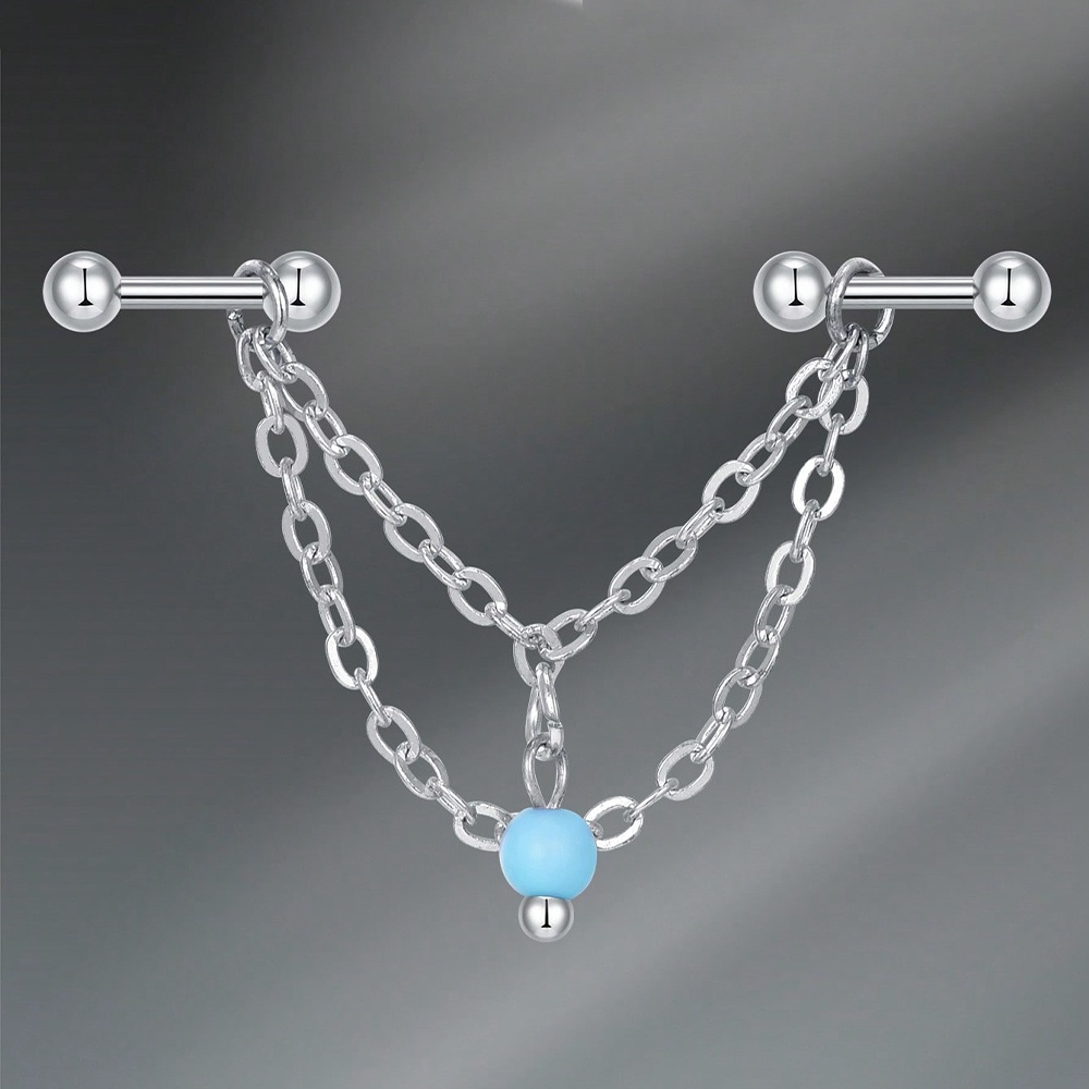 Pendiente industrial de barra  - Body Jewelry Industrial reseña y precio