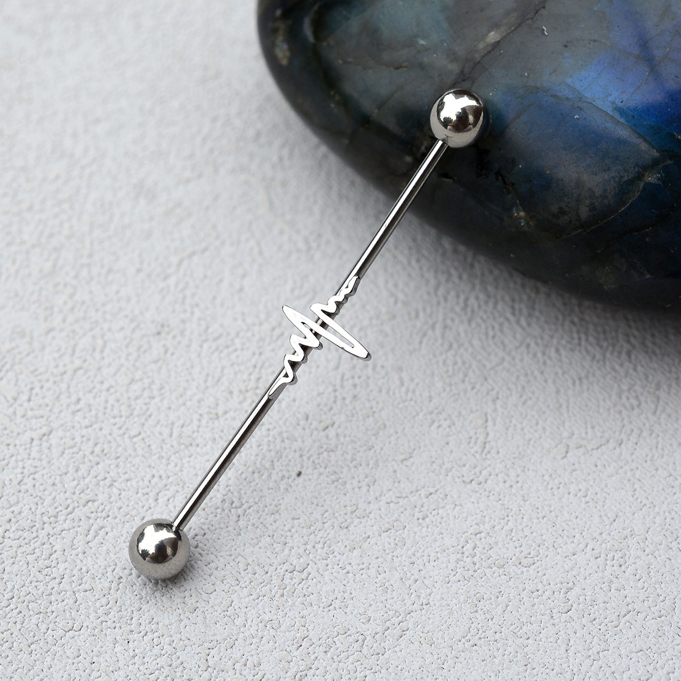 1 unidad de arete industrial l - Body Jewelry Industrial reseña y precio