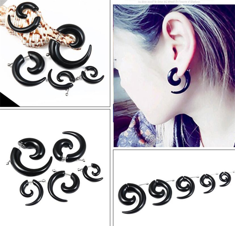 Pendientes en espiral Tribal n - Body Jewelry Tunnels reseña y precio