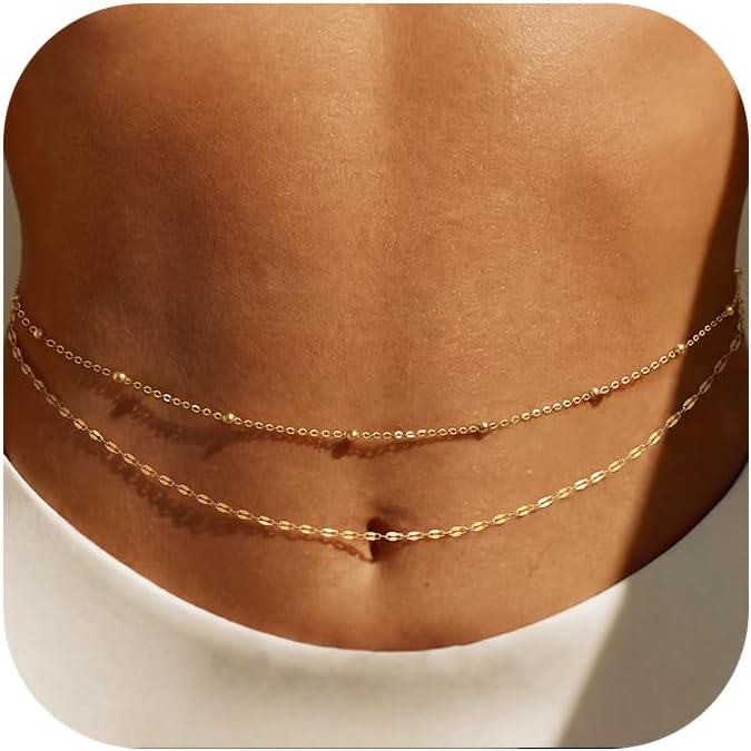 Cadena de cintura chapada en o - Body Jewelry By The Chain Gang reseña y precio